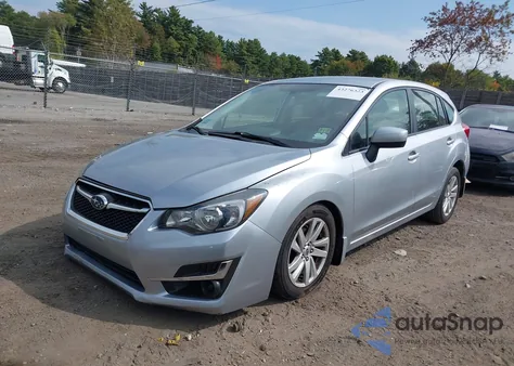 2015 Subaru Impreza 2.0I Premium из США, поврежденный, VIN JF1GPAC68F8205338